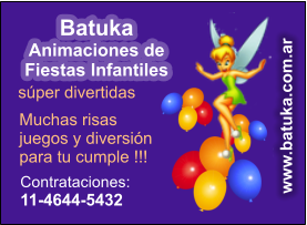 ANIMACIONES INFANTILES A DOMICILIO