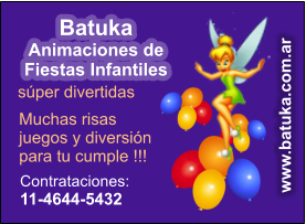 ANIMACIONES INFANTILES A DOMICILIO